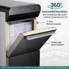 Gevi Countertop Self-Cleaning Nugget Ice Maker, 30 Lbs/24 Hours, 2.8L - V2.0