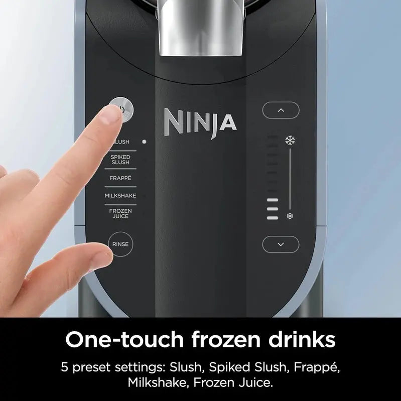 Ninja SLUSHi Compact Slushie Maker, 2.6 L, 5 Customizable Settings, Matte Black