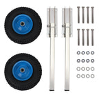 Boat Transom Launching Wheel Set, 12 Inch Wheels, 600 lbs