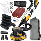 Giovent Electric Drywall Sander With Dust Extraction, 6.5-Amp, 8-2/5-Inch