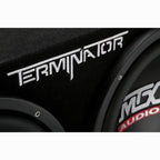 MTX TNE212D 12-Inch Subwoofer Enclosures 2-Pack With Planet Audio AC1500.1 Amplifiers 2-Pack And Soundstorm AKS8 Amp Wire Kit