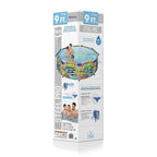 Bestway Steel Pro Round Above-Ground Swimming Pool 9-Foot By 26-Inch - Steel Pro
