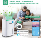 HUMHOLD Portable Air Conditioner, 14000 BTU, White - HDPAC-10-A1
