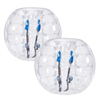 KFFKFF Inflatable Bumper Balls 4FT/1.2M 2-Pack, Transparent Dots - HCPPQ-005
