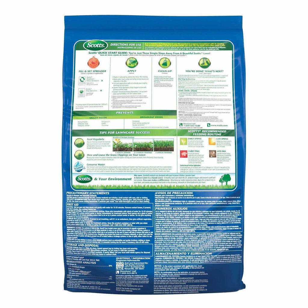 Scotts Turf Builder Halts Crabgrass Preventer With Lawn Food