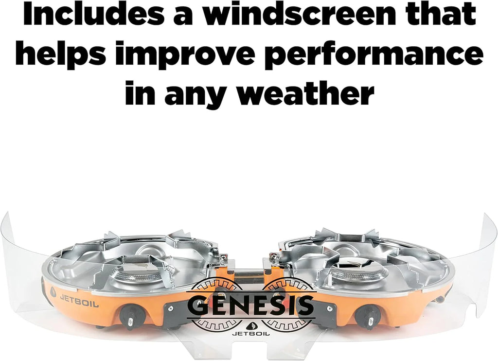 Jetboil Genesis Basecamp Stove System With 5 L Pot And 10 Inch Fry Pan - GNSY