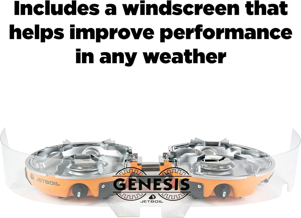 Jetboil Genesis Basecamp Stove System With 5 L Pot And 10 Inch Fry Pan - GNSY