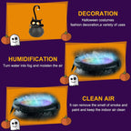 Generic Halloween Fog Machine With Color-Changing LED Light - Black, 1 Count