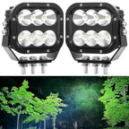 SAN YOUNG LED Off-Road Driving Lights, 5 Inch, 120W, 10000lm, 12V/24V, Pair - IP68