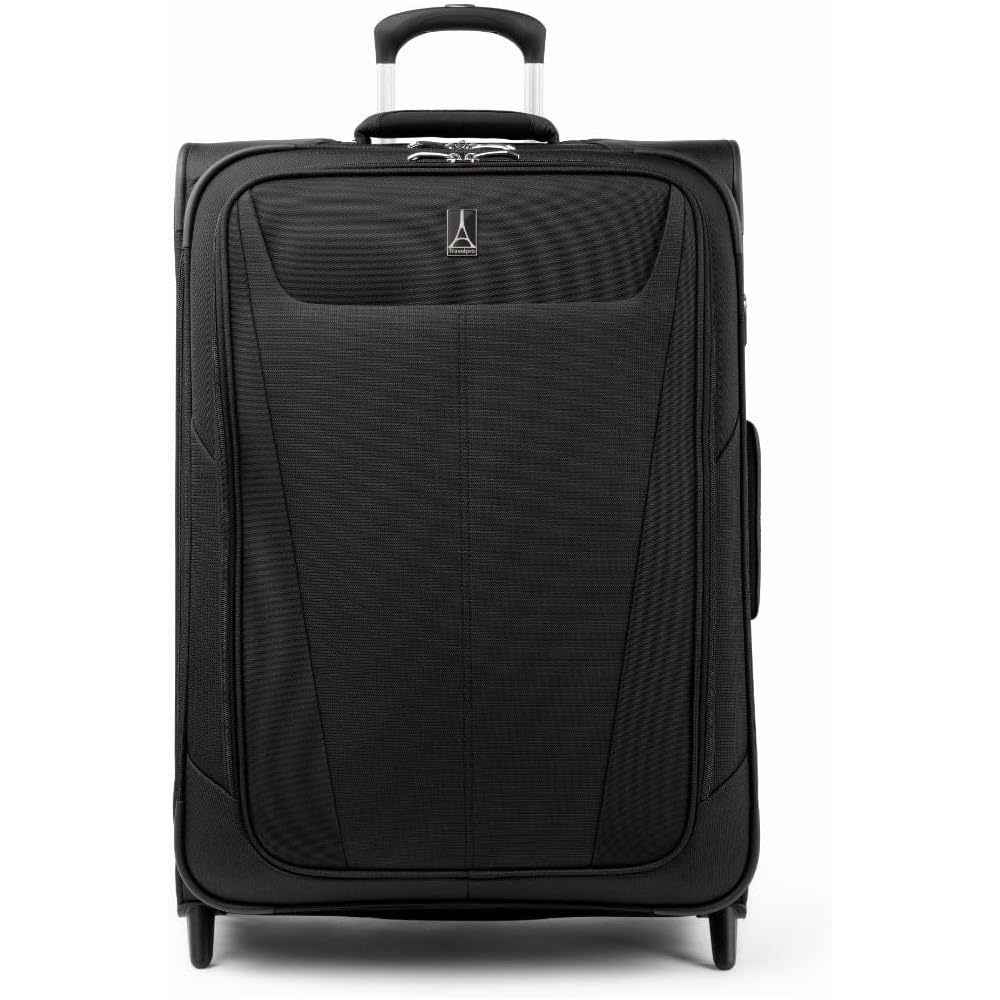 Travelpro Softside Expandable 2-Wheel Checked Luggage, Black, 26-Inch - Maxlite 5