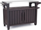 Keter Outdoor Storage Table And Prep Station With 78 Gallon Storage - Unity XL