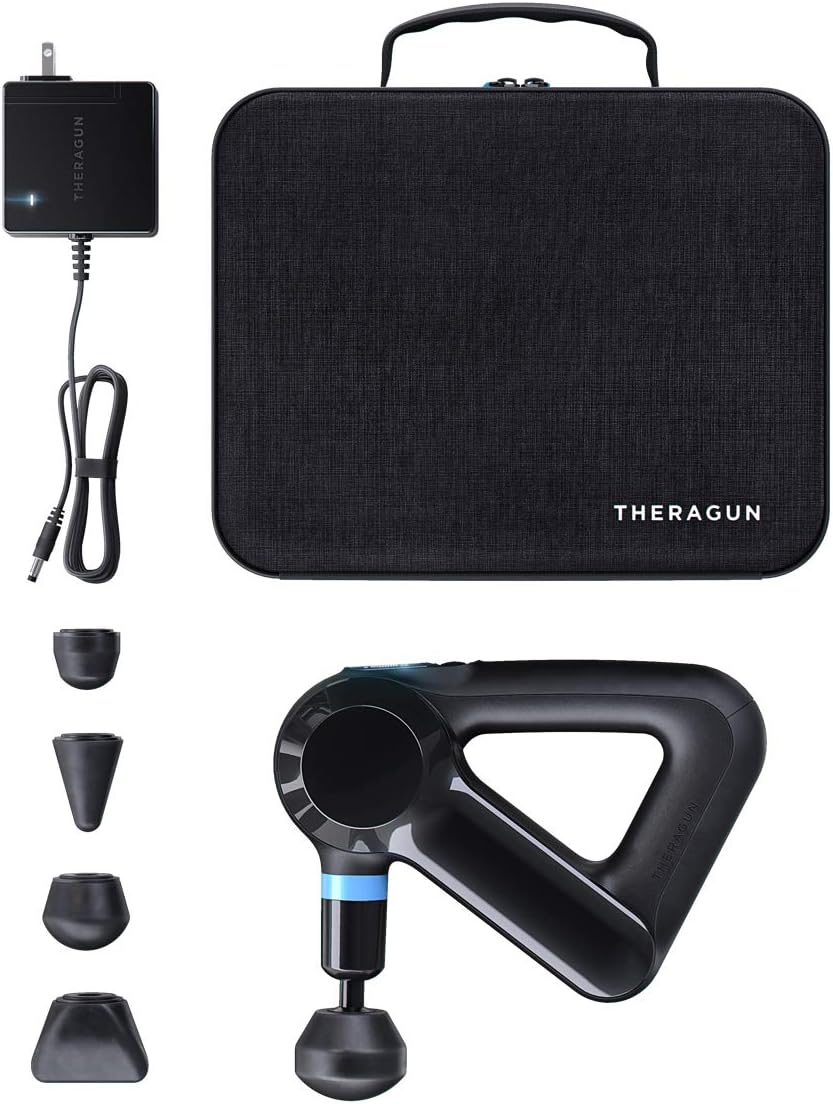 TheraGun Elite Deep Tissue Percussion Massage Gun, Black, 5th Generation