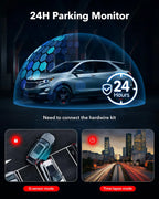 REDTIGER Front And Rear Dash Cam 4K/2.5K Full HD - F7NP