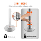 KFFKFF Dance Pole Set, 45mm Stainless Steel, Silver - HM-590S
