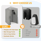 EAGLE PEAK Ultra Compact 4 ft x 4 ft Pop-Up Changing Room Canopy - Flex