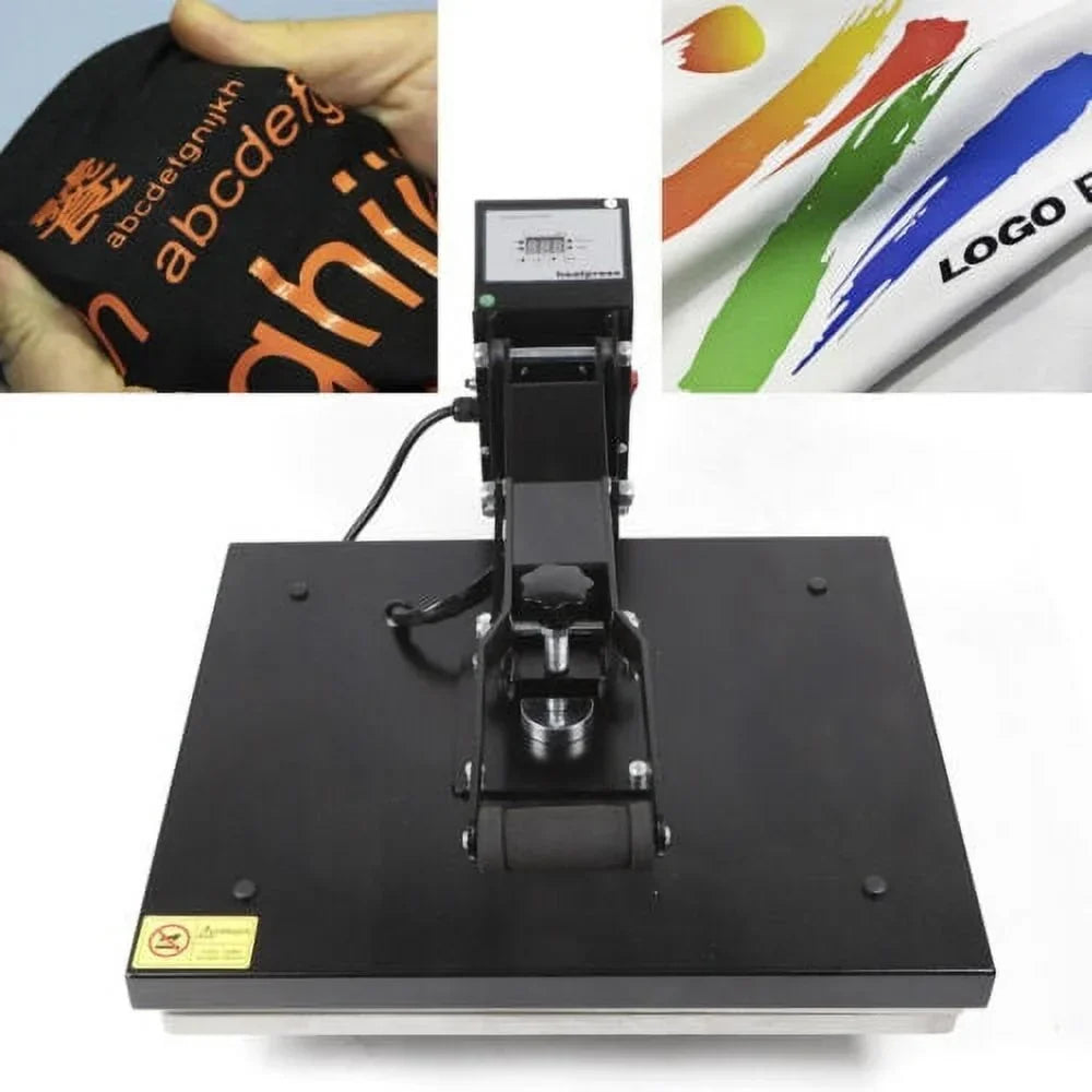 Clamshell Heat Press Machine, Auto Open, 16 x 20 inch - T-Shirt Sublimation Digital Transfer