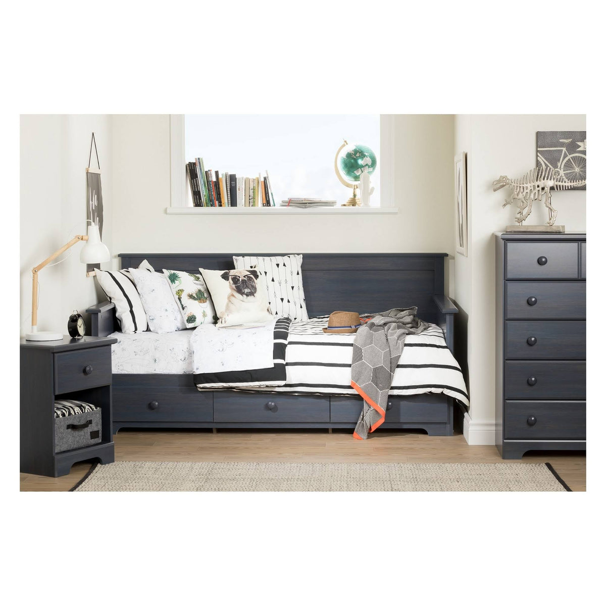 South Shore Summer Breeze 5-Drawer Chest, Blueberry