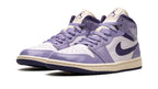 Air Jordan 1 Mid Women's Lifestyle Shoes - Sky J Purple, Barely Grape, Guava Ice