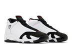 Jordan Air Jordan 14 Retro Black Toe 2024 White Varsity Red Black Metallic Silver - 487471 160