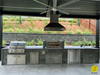 Oca-Brazil Brazilian BBQ Charcoal Grill With Firebox - 9 Skewers