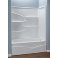 Delta 3-Piece Tub Wall Kit, White, 60 In. x 32.56 In. x 59.875 In. - Laurel