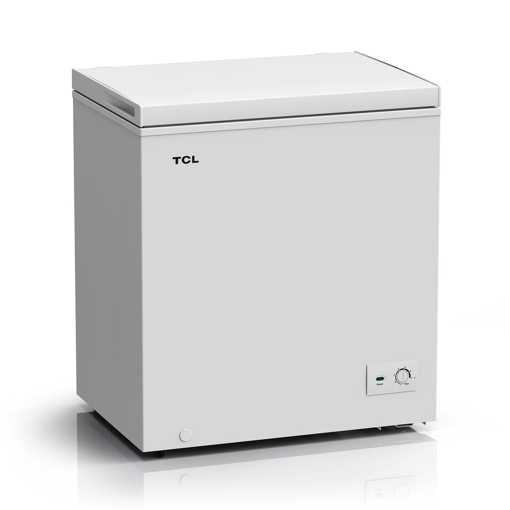TCL Chest Freezer 5.0 Cu. Ft., White, Garage Ready - CF053W