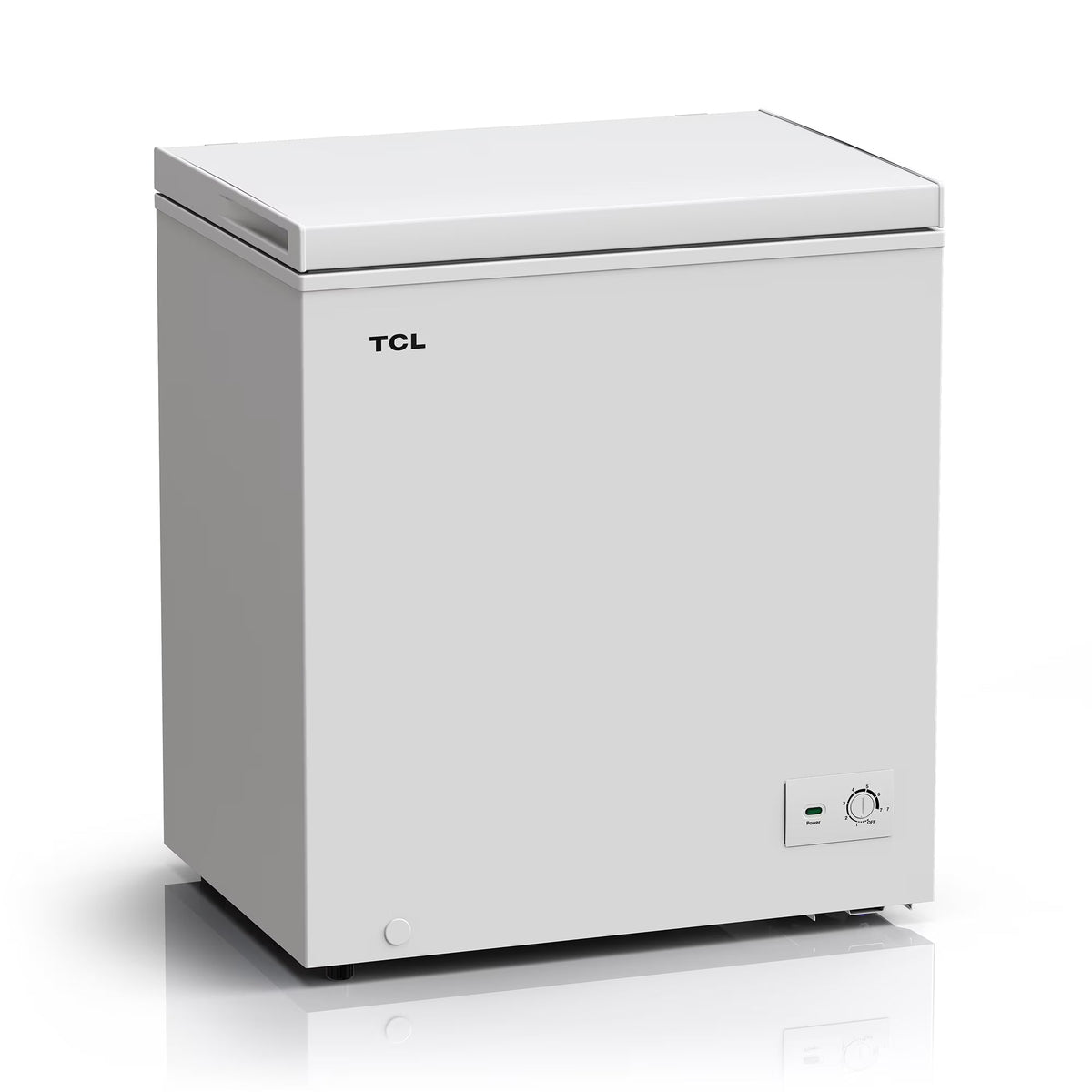 TCL Chest Freezer 5.0 Cu. Ft., White, Garage Ready - CF053W