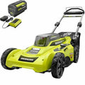 Ryobi 20 in. 40-Volt Brushless Lithium-Ion Cordless Walk-Behind Push Lawn Mower With 6.0 Ah Battery And Charger