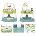 Dream On Me Carnival 3 In 1 Activity Center, Blue - 379-BG