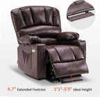 Heated Lift Recliner for Seniors with USB and Cup Holders
