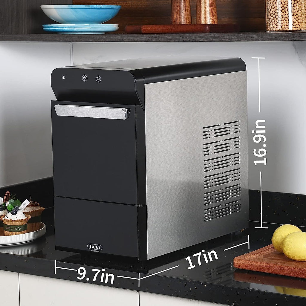 Gevi Countertop Self-Cleaning Nugget Ice Maker, 30 Lbs/24 Hours, 2.8L - V2.0