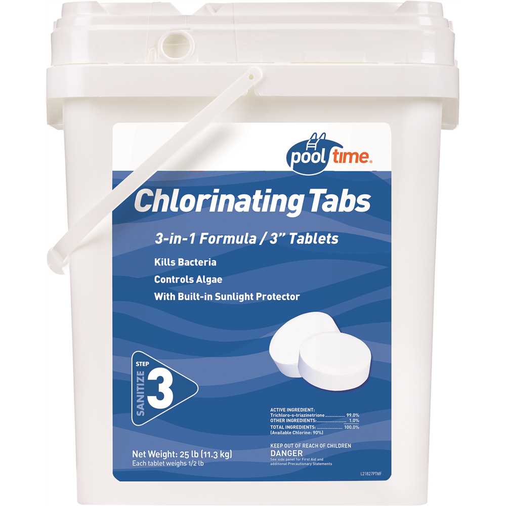 Pool Time Chlorinating Tablets 35 lbs - 21827PTM
