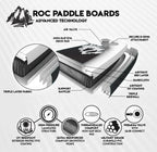 ROC Inflatable Stand-Up Paddle Board With Anti-Slip Comfortable Deck