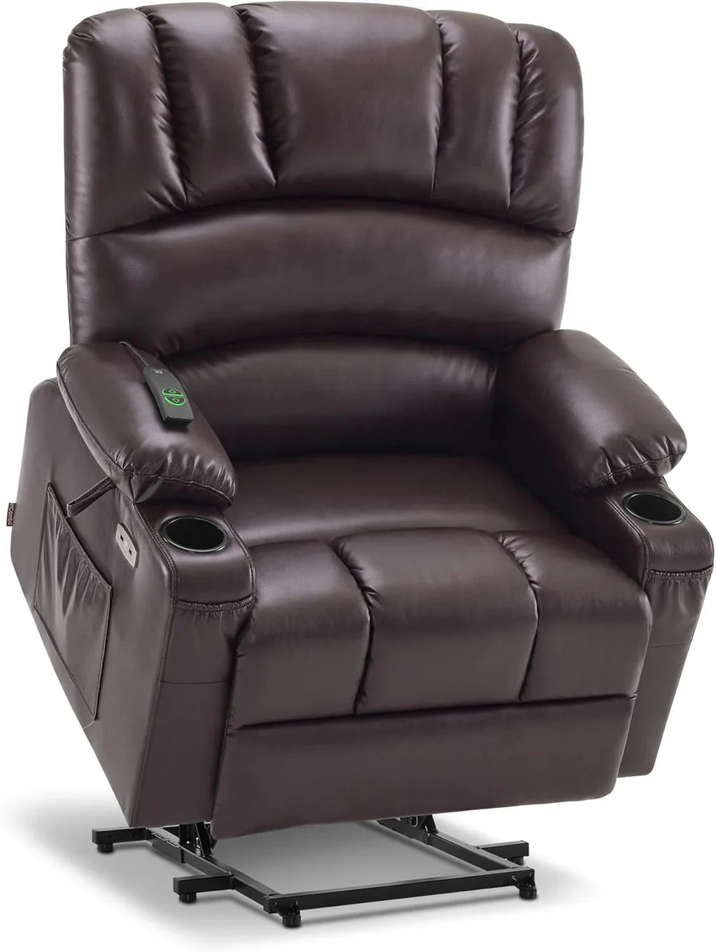 Heated Lift Recliner for Seniors with USB and Cup Holders