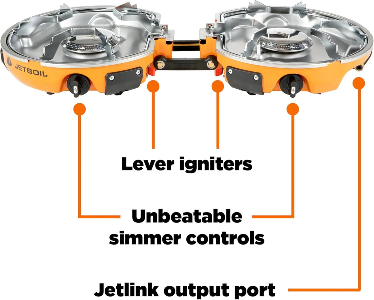 Jetboil Genesis Basecamp Stove System With 5 L Pot And 10 Inch Fry Pan - GNSY
