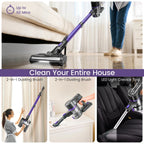 YOMATECH Cordless Stick Vacuum Cleaner, 30KPa, 365W, 6-in-1 - S100