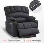 Heated Lift Recliner for Seniors with USB and Cup Holders
