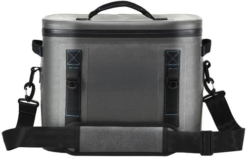 30-Can 21 QT Insulated Soft-Sided Cooler Bag, Dark Grey