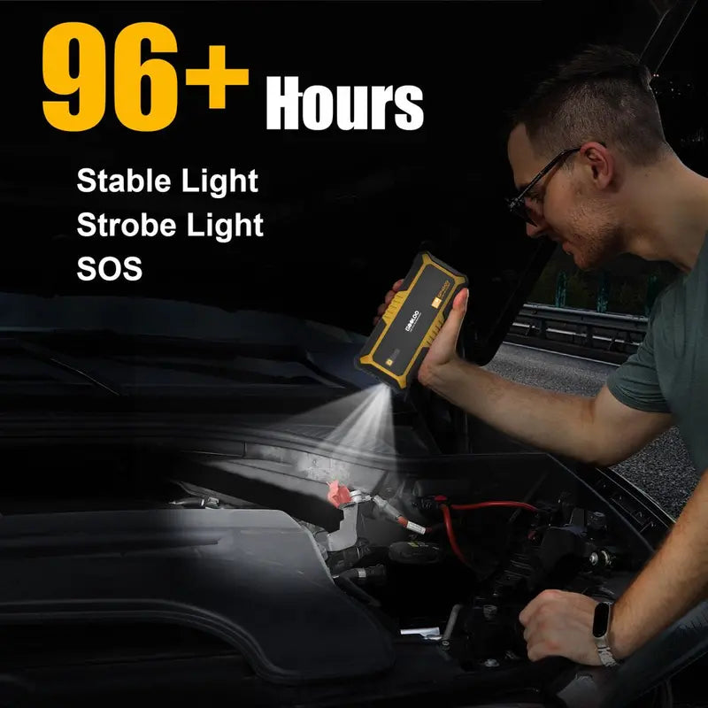 GOOLOO 4000A 12V Car Jump Starter With USB And Type-C Ports - 4000A Jump Starter