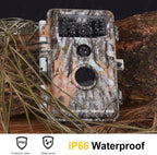 5-Pack Game & Deer Trail Cameras, 16MP 1920x1080P Video, Camo