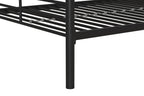Mainstays Convertible Twin Over Twin Metal Bunk Bed - Black