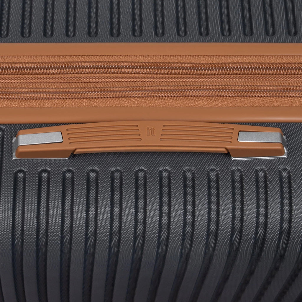 it luggage Hardside Expandable Checked Spinner Luggage 31 inch, Gray - Replicating
