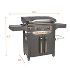 Blackstone ProSeries 2 Burner 28 inch Outdoor Cabinet Griddle With Hood