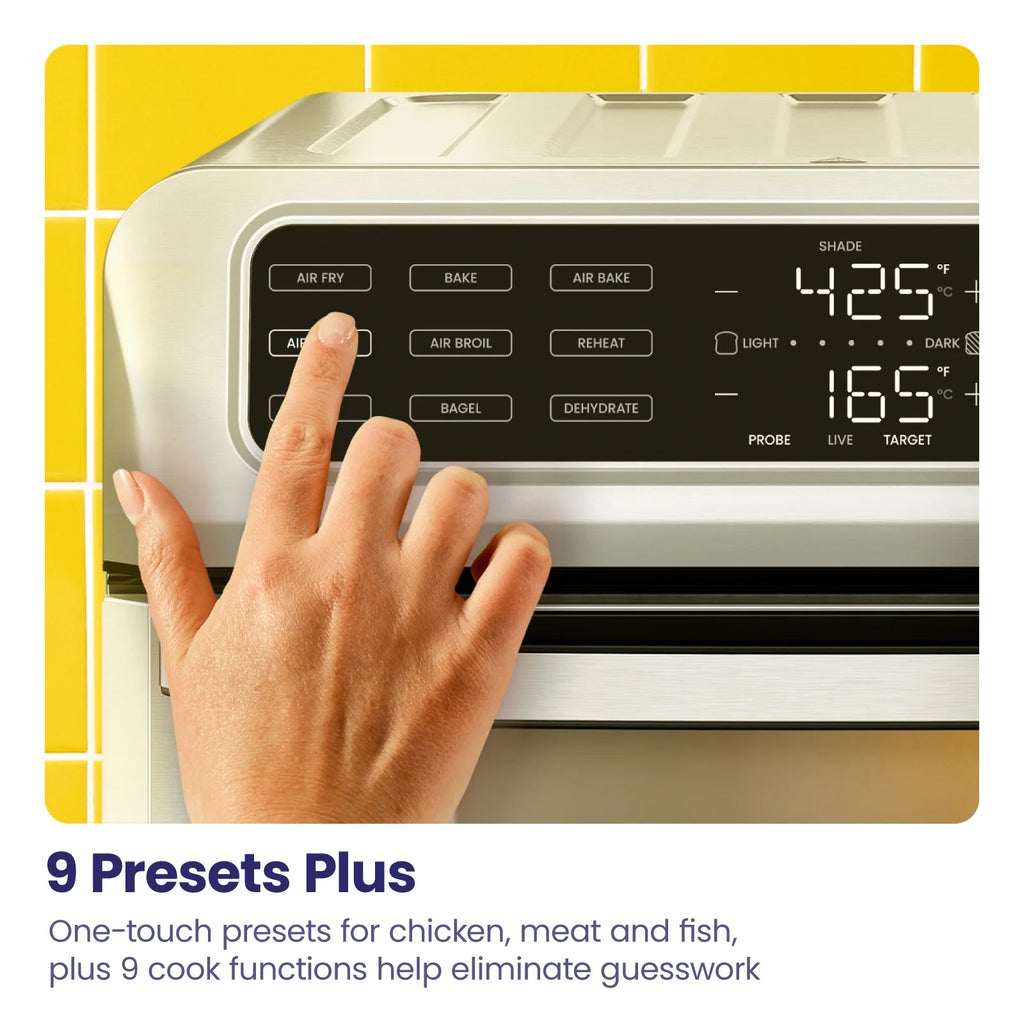 Chefman 12-in-1 Air Fryer Oven Combo With Probe Thermometer, 20 Qt - RJ50-SST2-PB