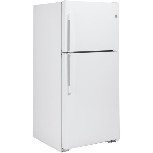 GE Top Freezer Refrigerator 32.75 W x 34.5 D x 66.375 H