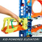 Hot Wheels City Ultimate Garage Playset With 2 Die-Cast Cars, Storage For 50+ Cars, Child Age 4-8