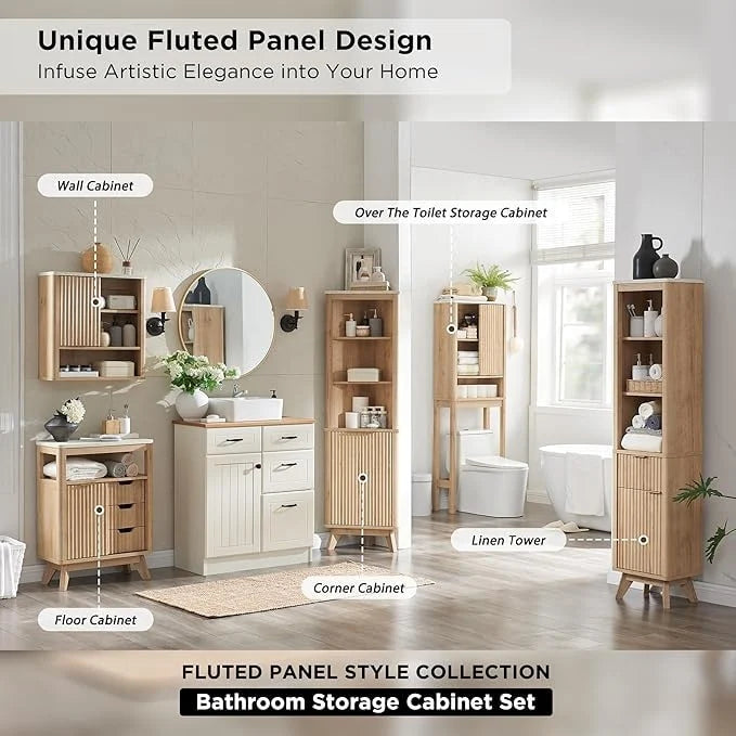 Bathroom Wall Cabinet With Adjustable Shelf, 7.6 in D x 23.2 in W x 24 in H