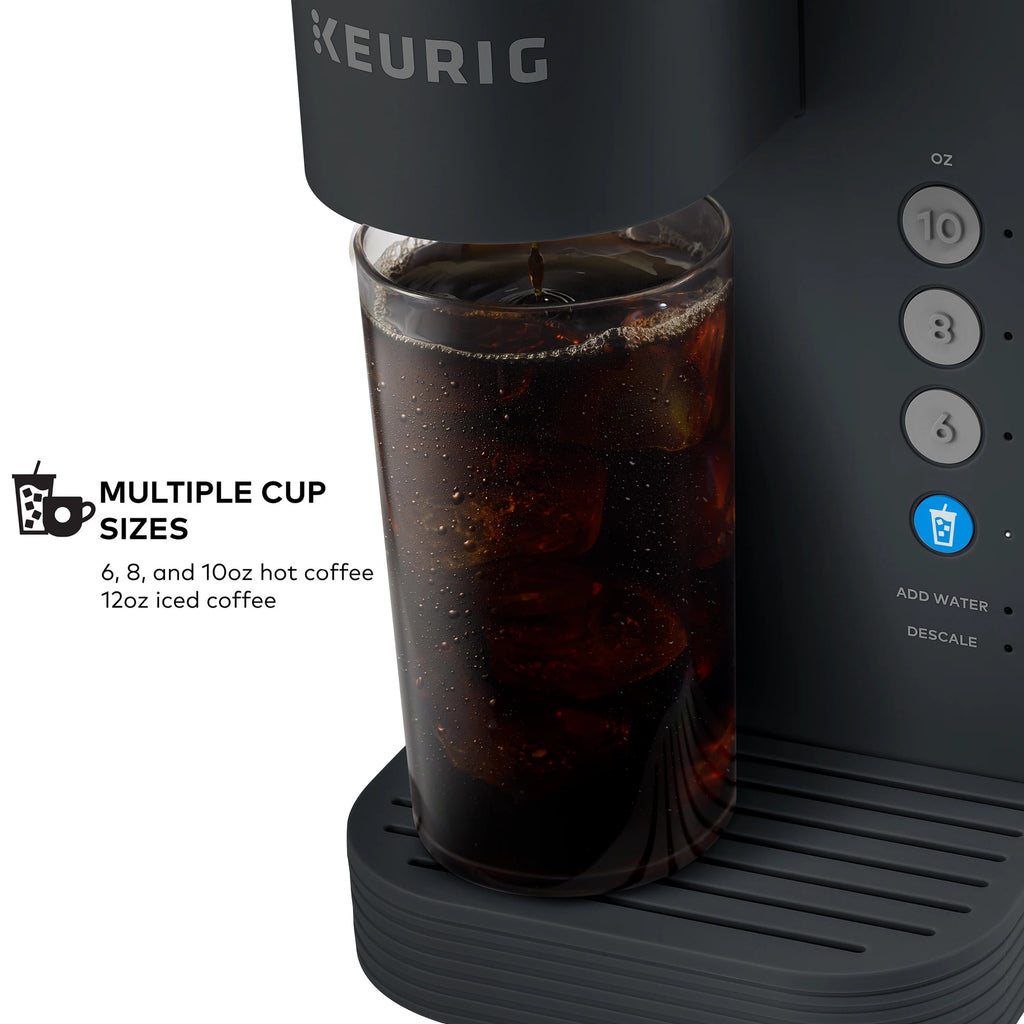 Keurig Single-Serve K-Cup Pod Coffee Maker, White - K-Iced Essentials