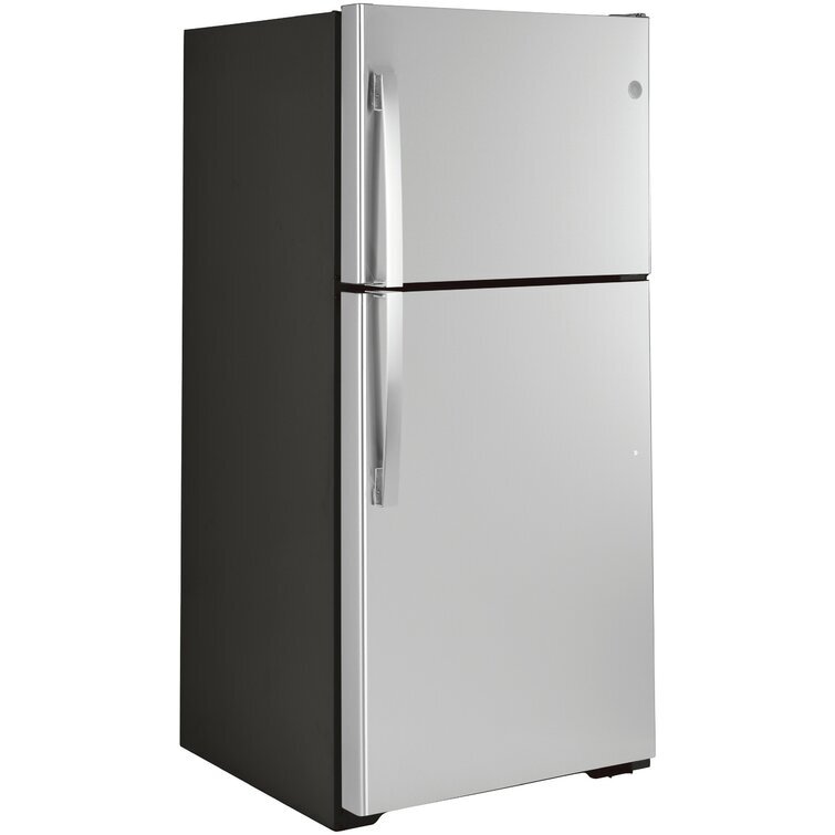 GE Top Freezer Refrigerator 32.75 W x 34.5 D x 66.375 H