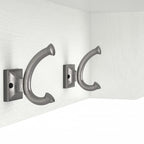40 Inch Wall Mounted Coat Rack With Shelf and Cubbies
